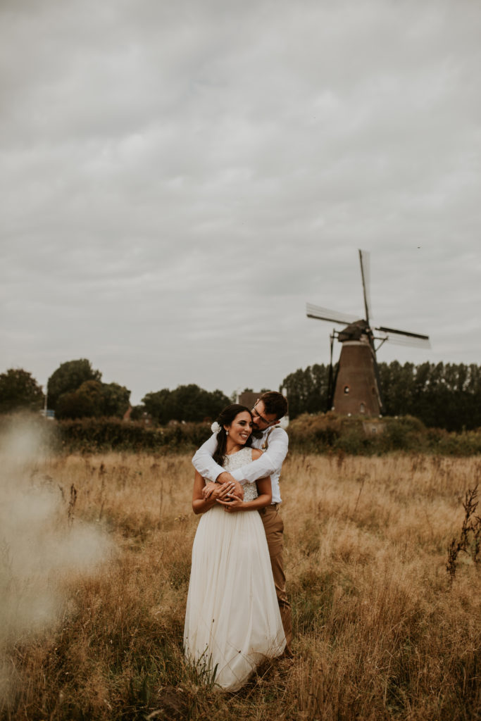 Windmill wedding - bruiloft - Wedding photographer in Eindhoven - Kasteel Eckart Glorieux Park