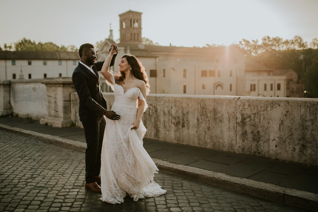 Elopment in Rome Trastevere