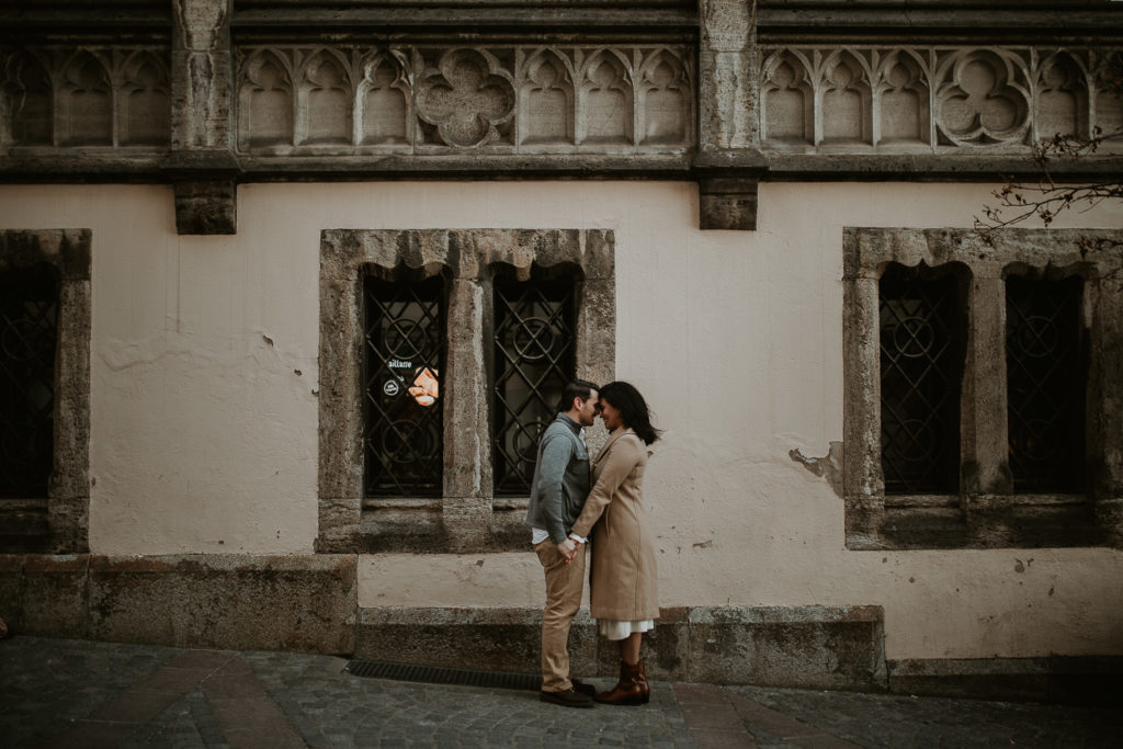 Destination engagement photoshoot in Munich Germany