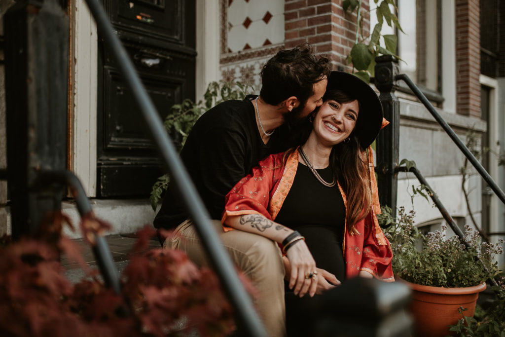 Maternity photoshoot in Amsterdam