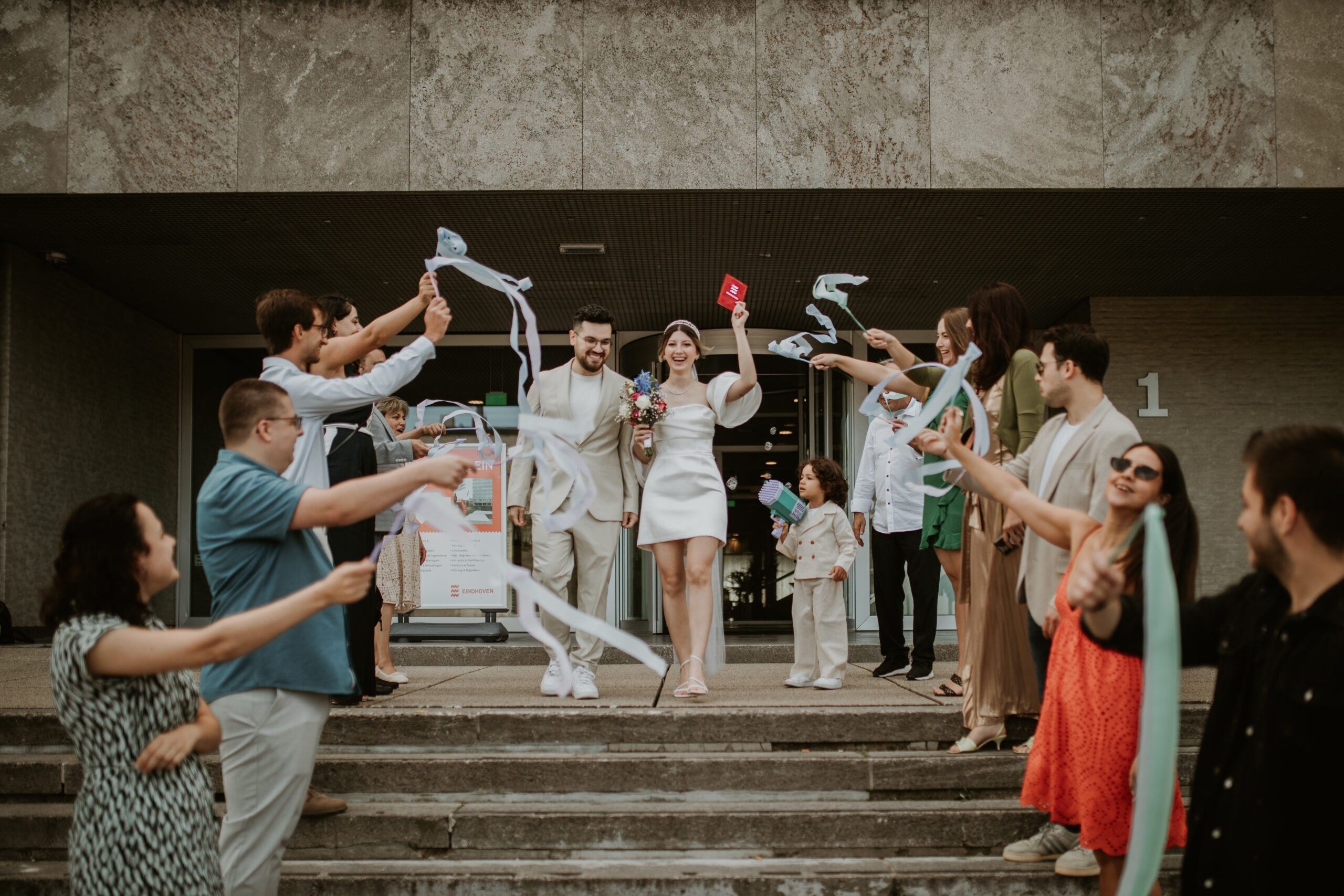 Micro wedding at the stadhuis Eindhoven
